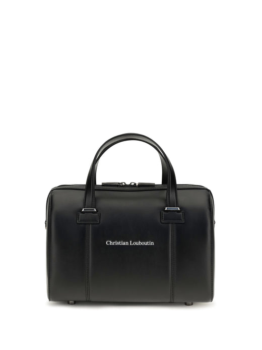 Christian Louboutin Calf Leather Top Handle Bag — Black Bos Taurus