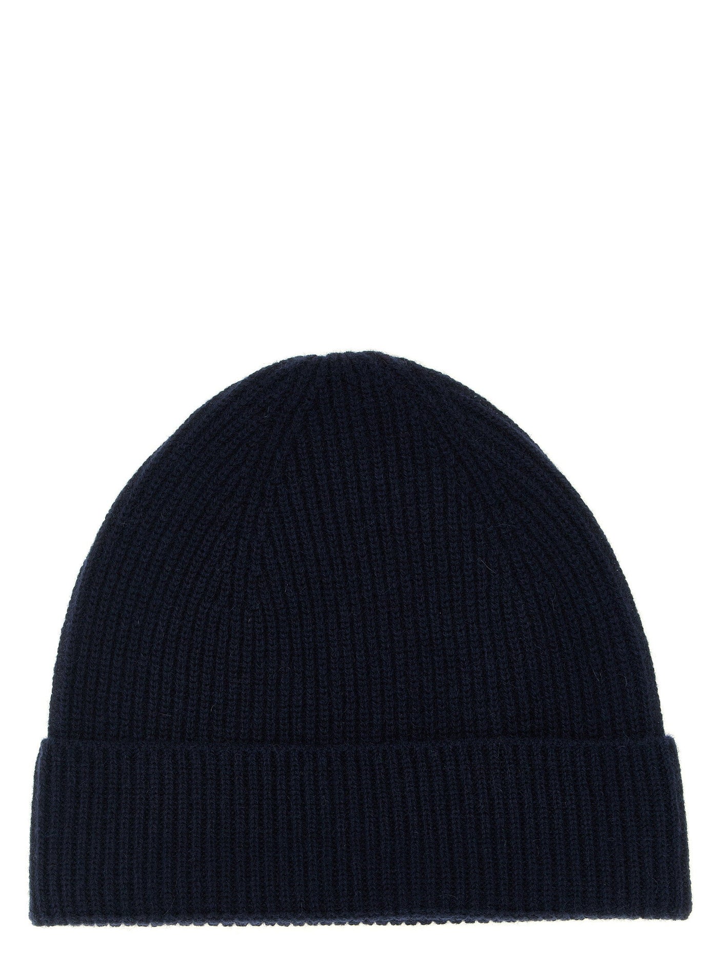 Ballantyne Pure Cashmere Beanie — Navy Beanies