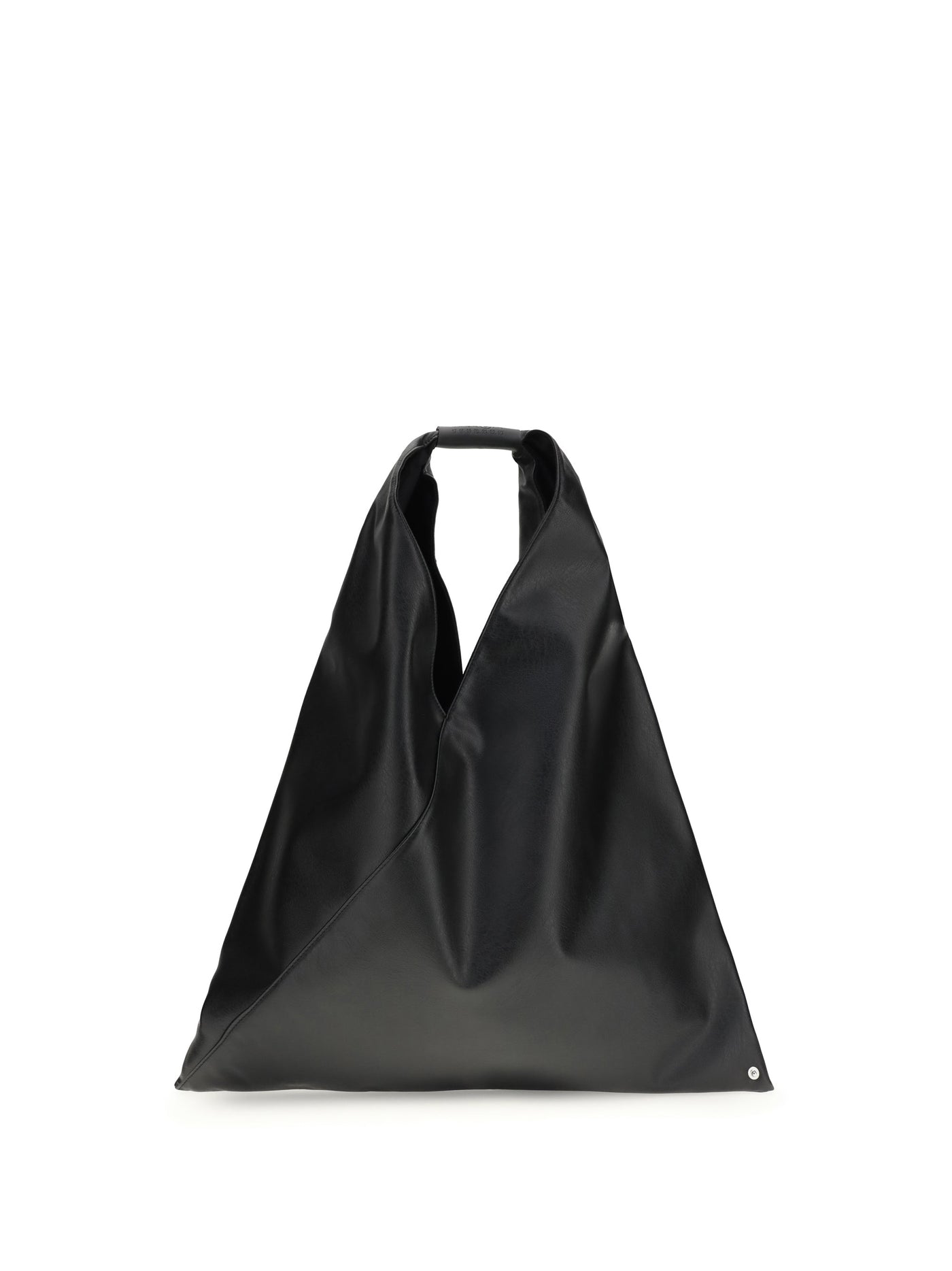 Mm6 Maison Margiela Japanese Shoulder Bag — Black Polyethylene; Polyurethane Hand