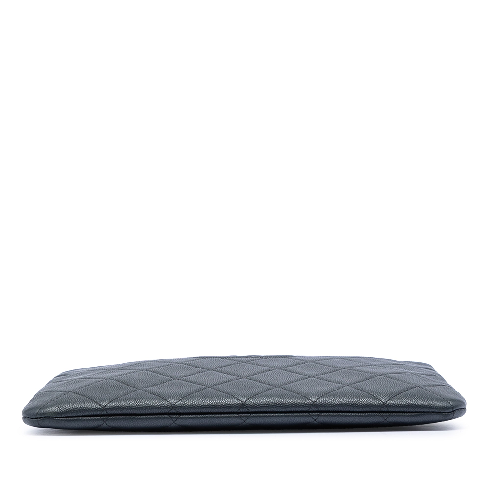 Medium CC Quilted Caviar O Case Clutch - Image 3
