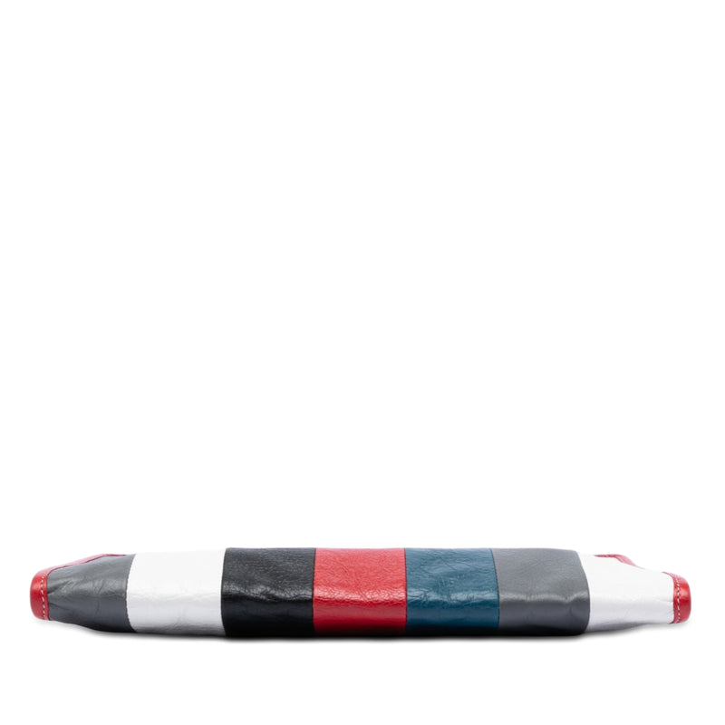 Lambskin Striped Bazar Clutch - Image 3