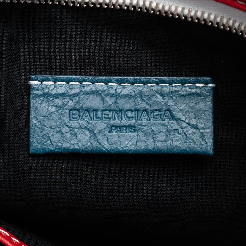 Lambskin Striped Bazar Clutch - Image 5