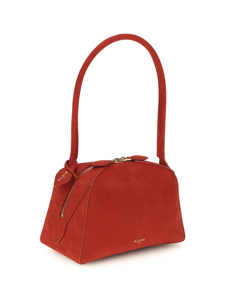 Alaïa Shoulder Bag — Red Calf Leather