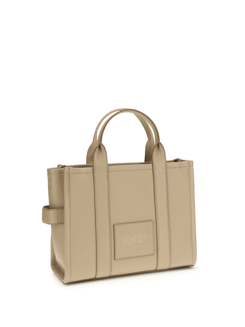 Marc Jacobs Tote Bag — Beige Calf Leather Bos Taurus