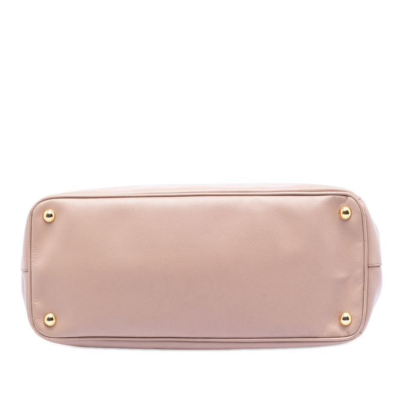 Large Saffiano Lux Galleria Double Zip Satchel - Image 3