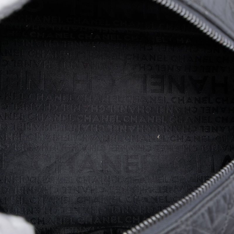 Small Distressed Lambskin Lady Braid Tote - Image 4