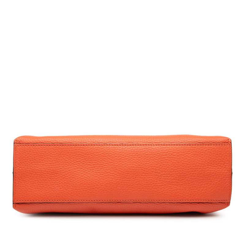 Small Calfskin Bamboo Daily Satchel - Image 3