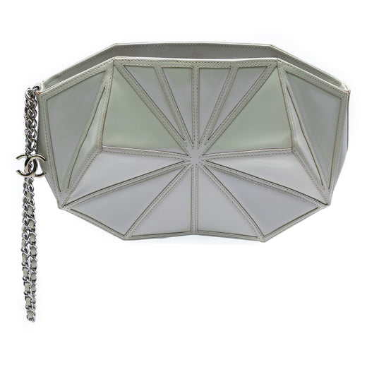 Pearlescent Lambskin Midnight Swim Wristlet Clutch - Image 1