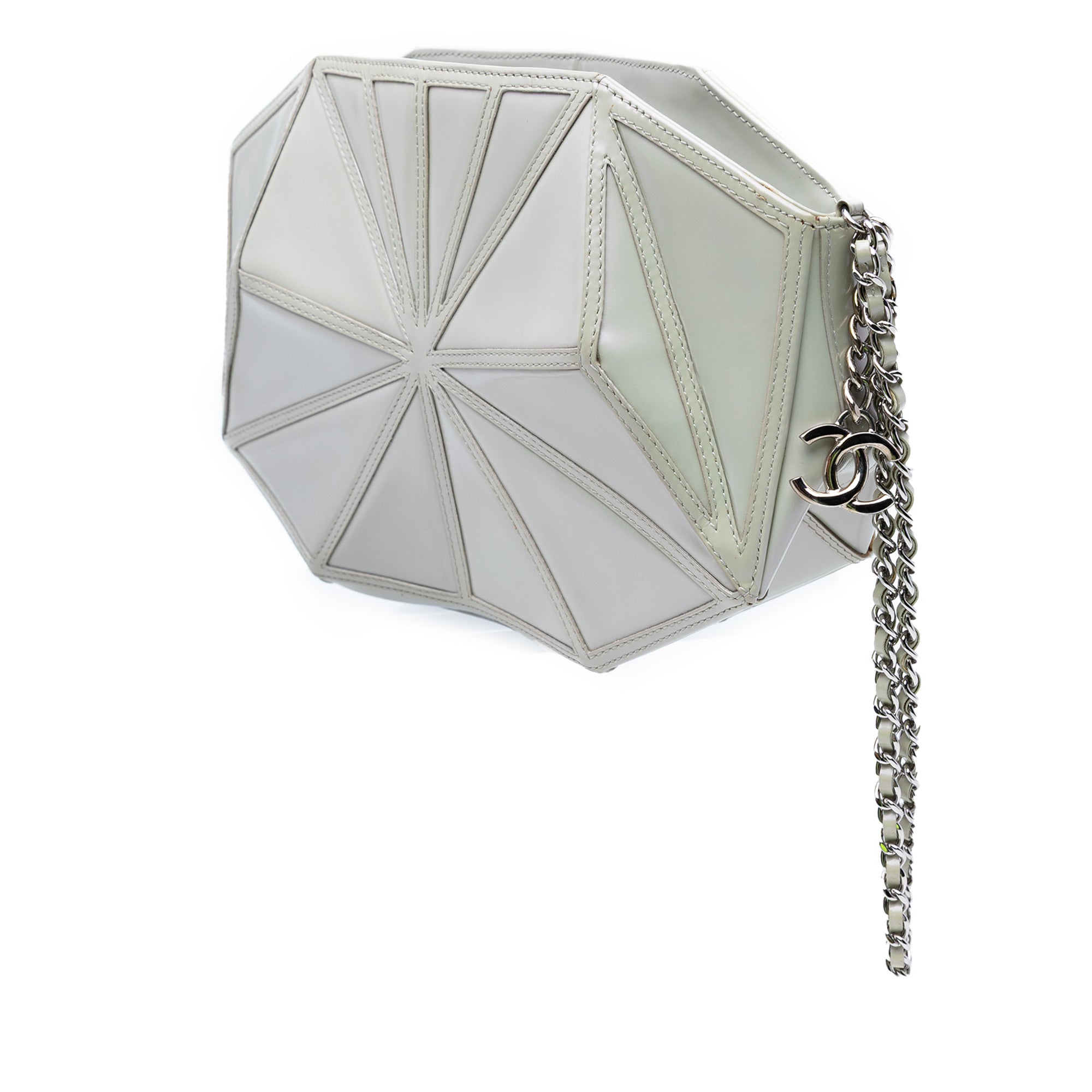 Pearlescent Lambskin Midnight Swim Wristlet Clutch - Image 2