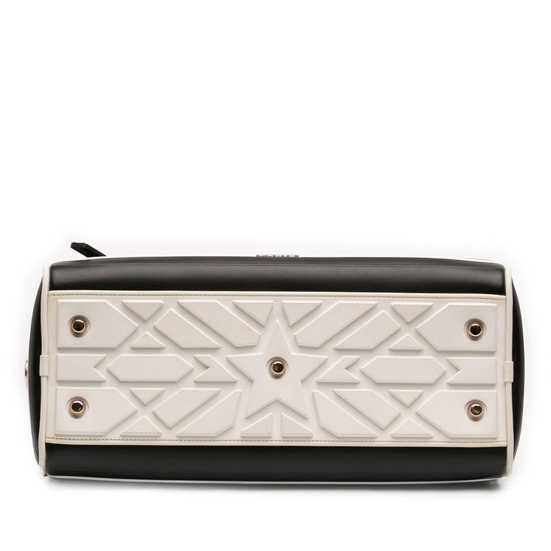 Medium Leather Cannage Dior Vibe Zip Bowling Bag - Image 3