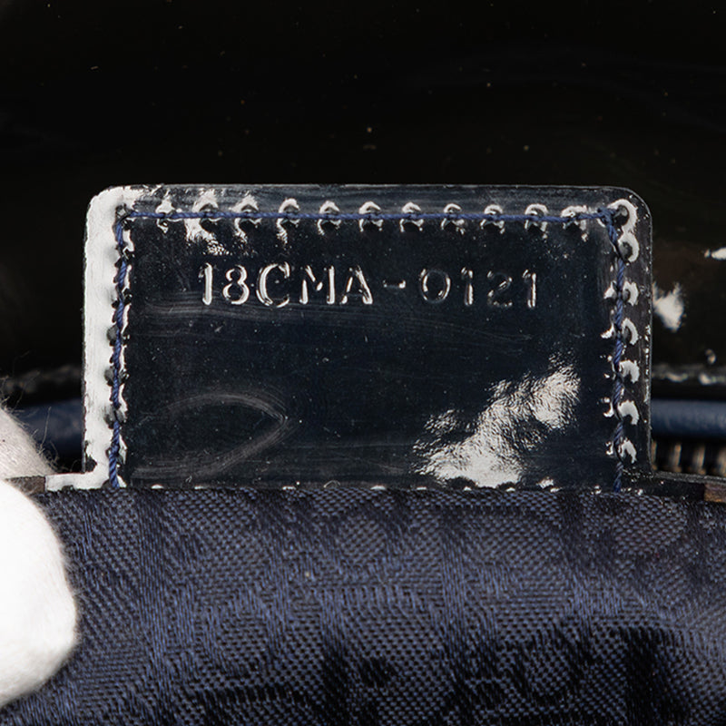 Large Patent Cannage Lady Dior - Image 6