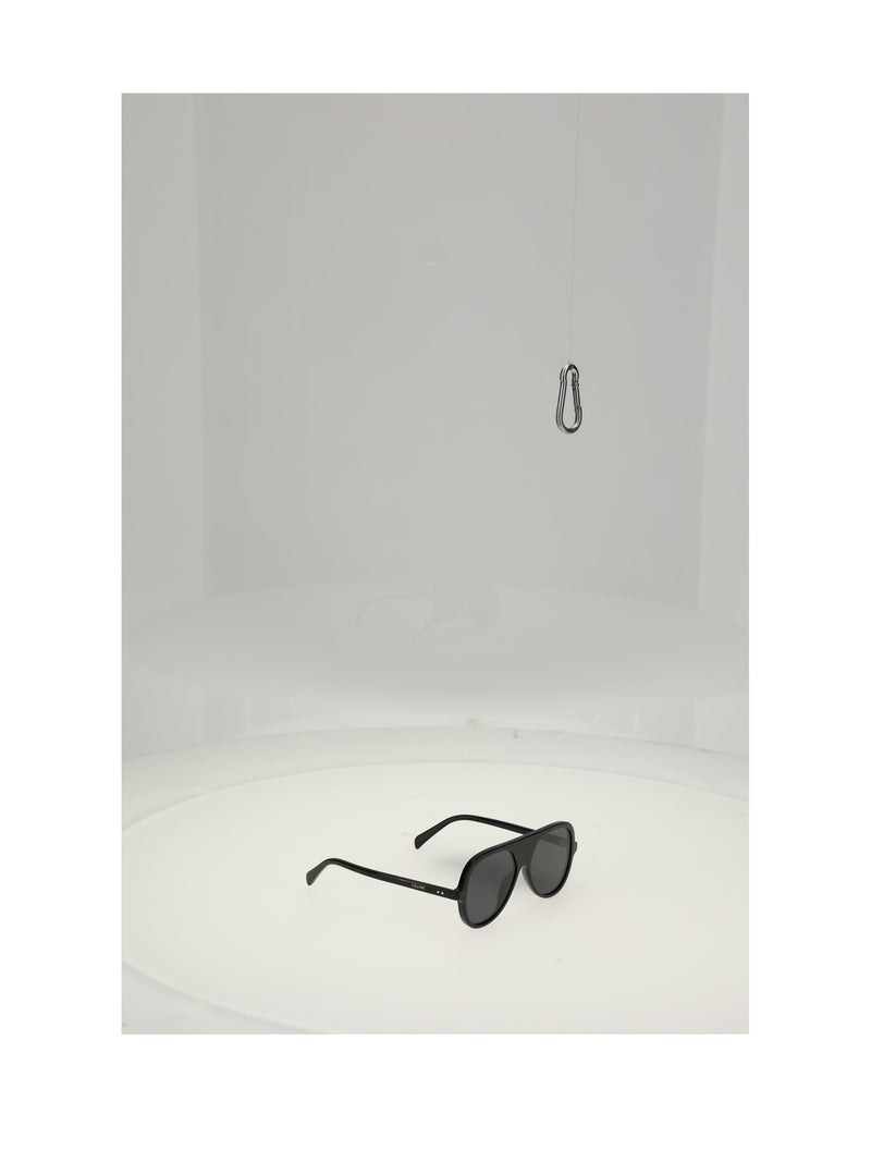 Celine 4s366cplb Sunglasses — Black Acetate