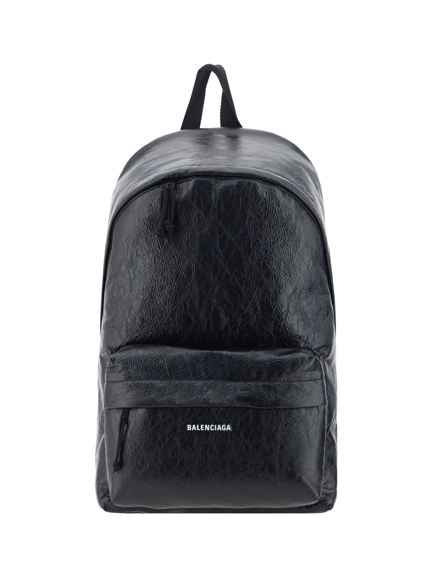 Balenciaga Lamb Leather Backpack — Black