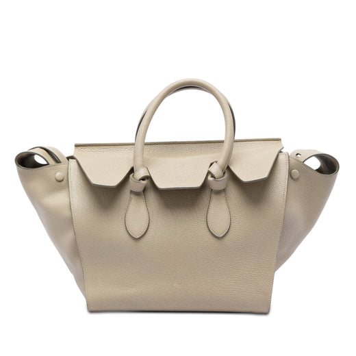Medium Grained Calfskin Tie Knot Tote - Image 1