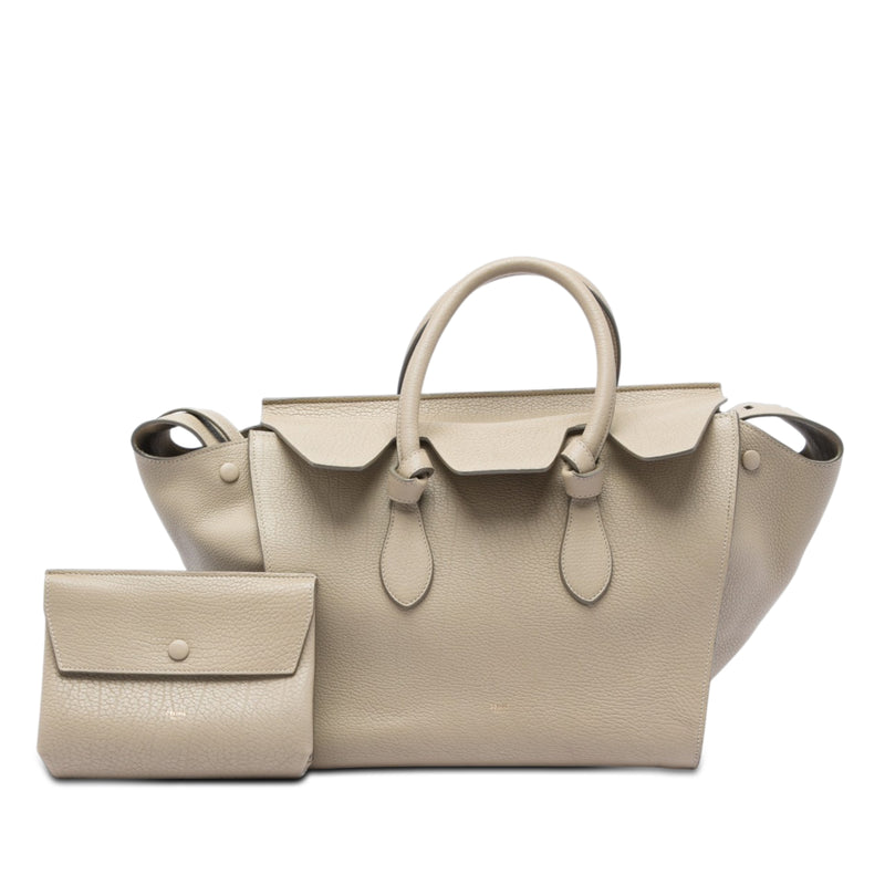 Medium Grained Calfskin Tie Knot Tote - Image 7