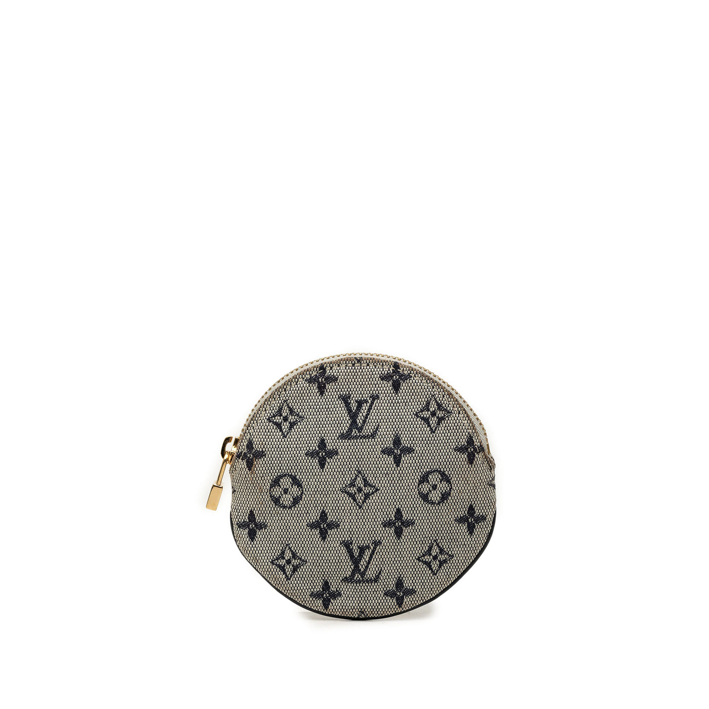 Monogram Mini Lin Round Coin Purse - Image 1