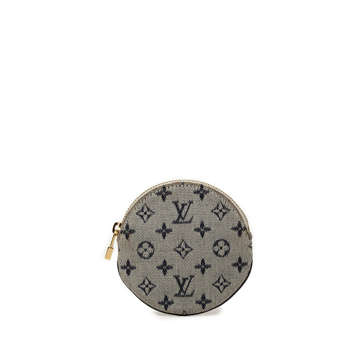 Monogram Mini Lin Round Coin Purse - Image 1