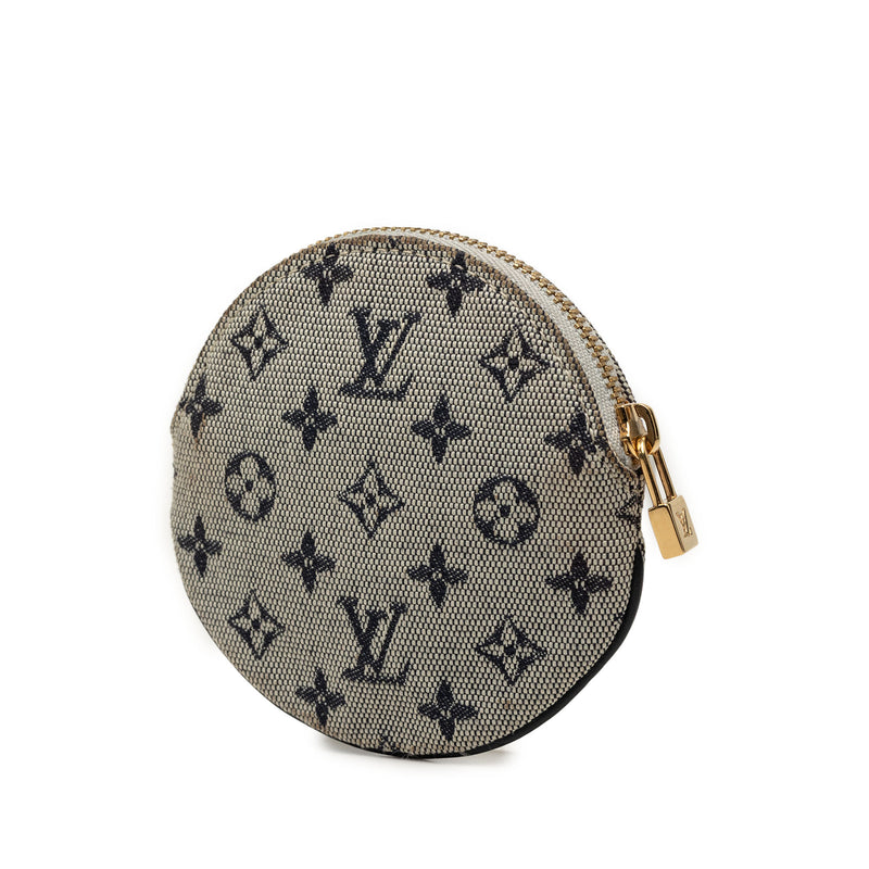 Monogram Mini Lin Round Coin Purse - Image 2