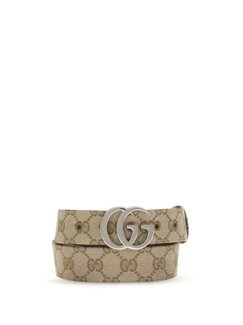 Gucci Belt — Beige Fabric