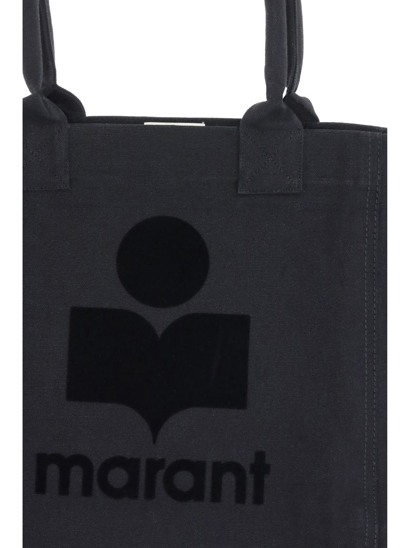 Isabel Marant Yenky Tote Bag — Black Cotton