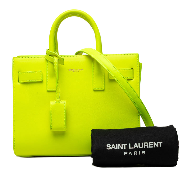 Nano Leather Sac De Jour Satchel - Image 8