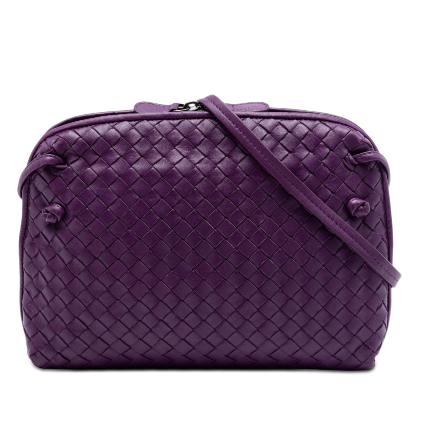 Nappa Intrecciato Nodini Crossbody - Image 1