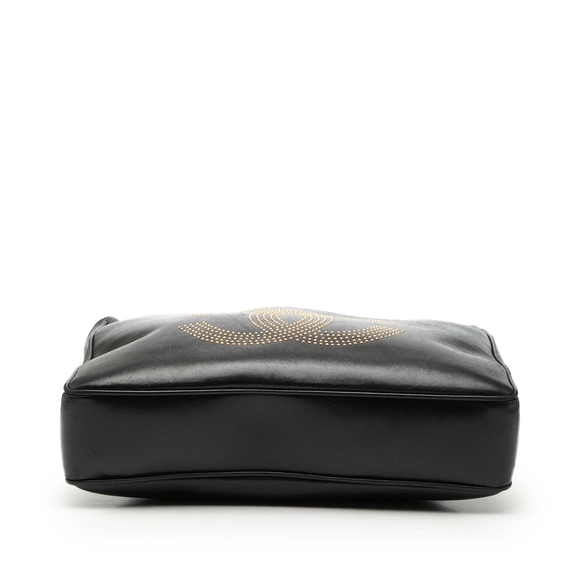 Lambskin CC Studded Logo Tote - Image 3