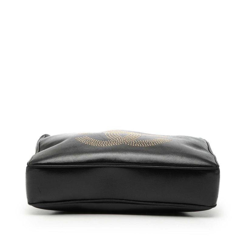 Lambskin CC Studded Logo Tote - Image 3