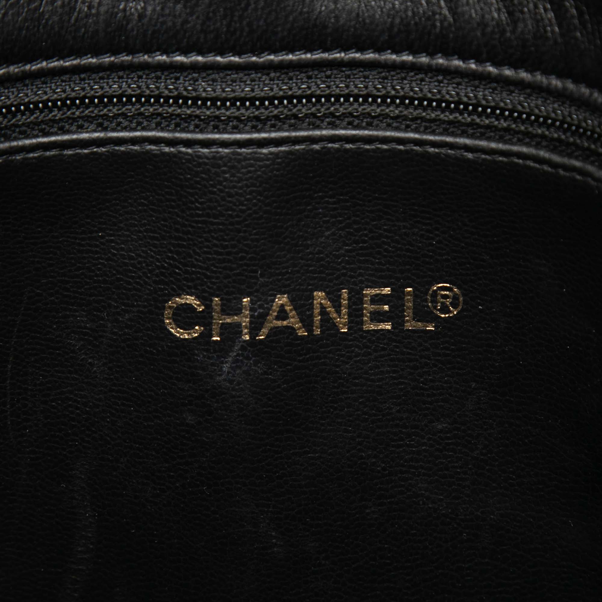 Lambskin CC Studded Logo Tote - Image 5