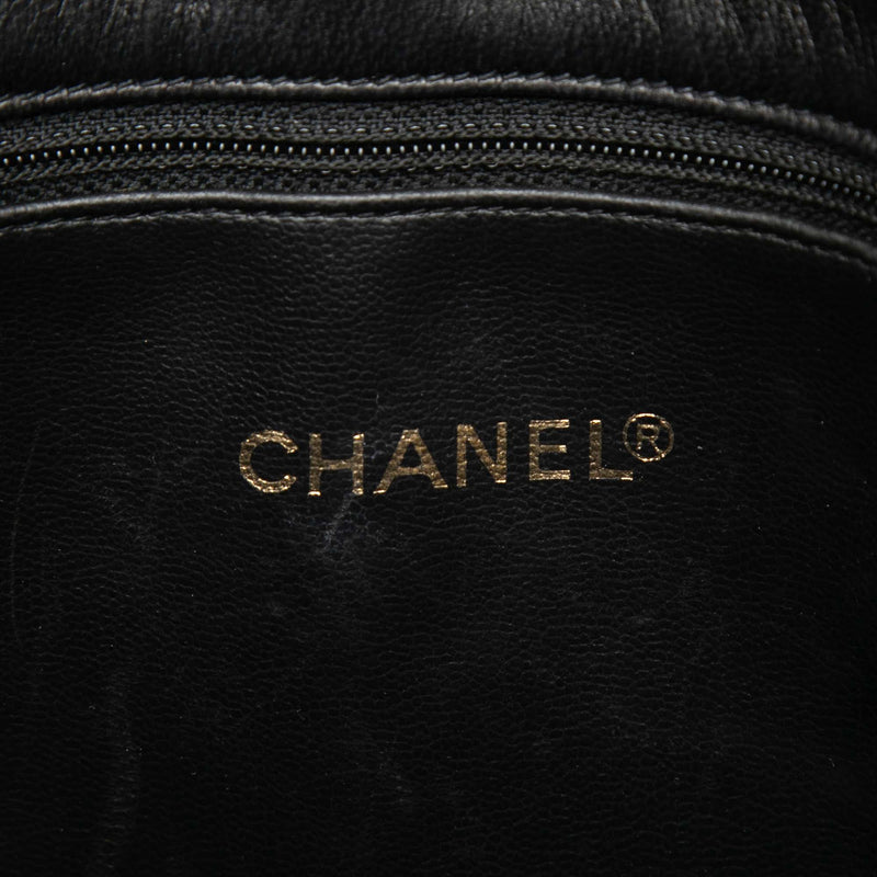 Lambskin CC Studded Logo Tote - Image 5