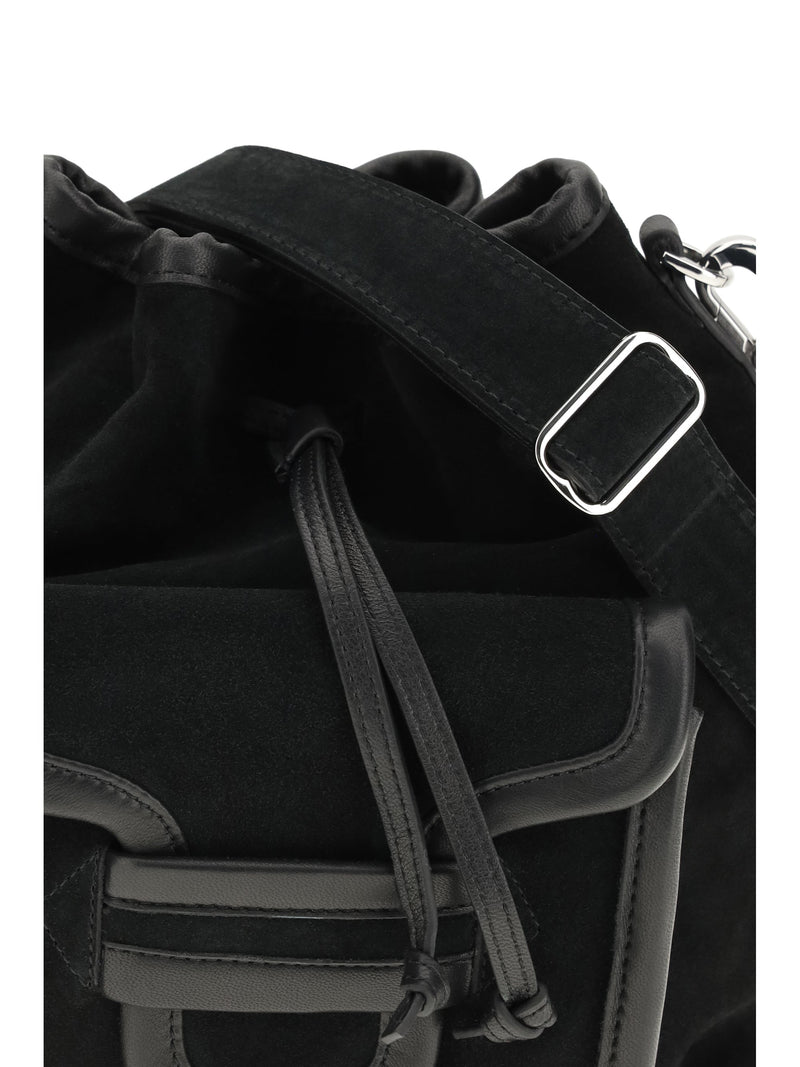 Pierre Hardy Alpha Bucket Bag — Black Calf Leather Bos Taurus