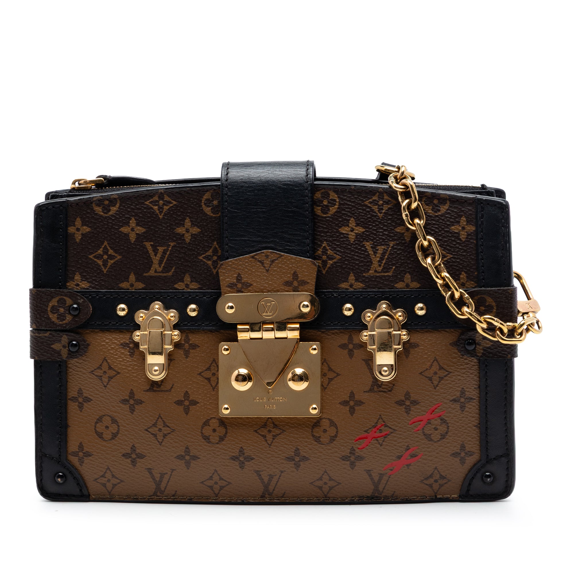 Monogram Reverse Trunk Clutch - Image 1