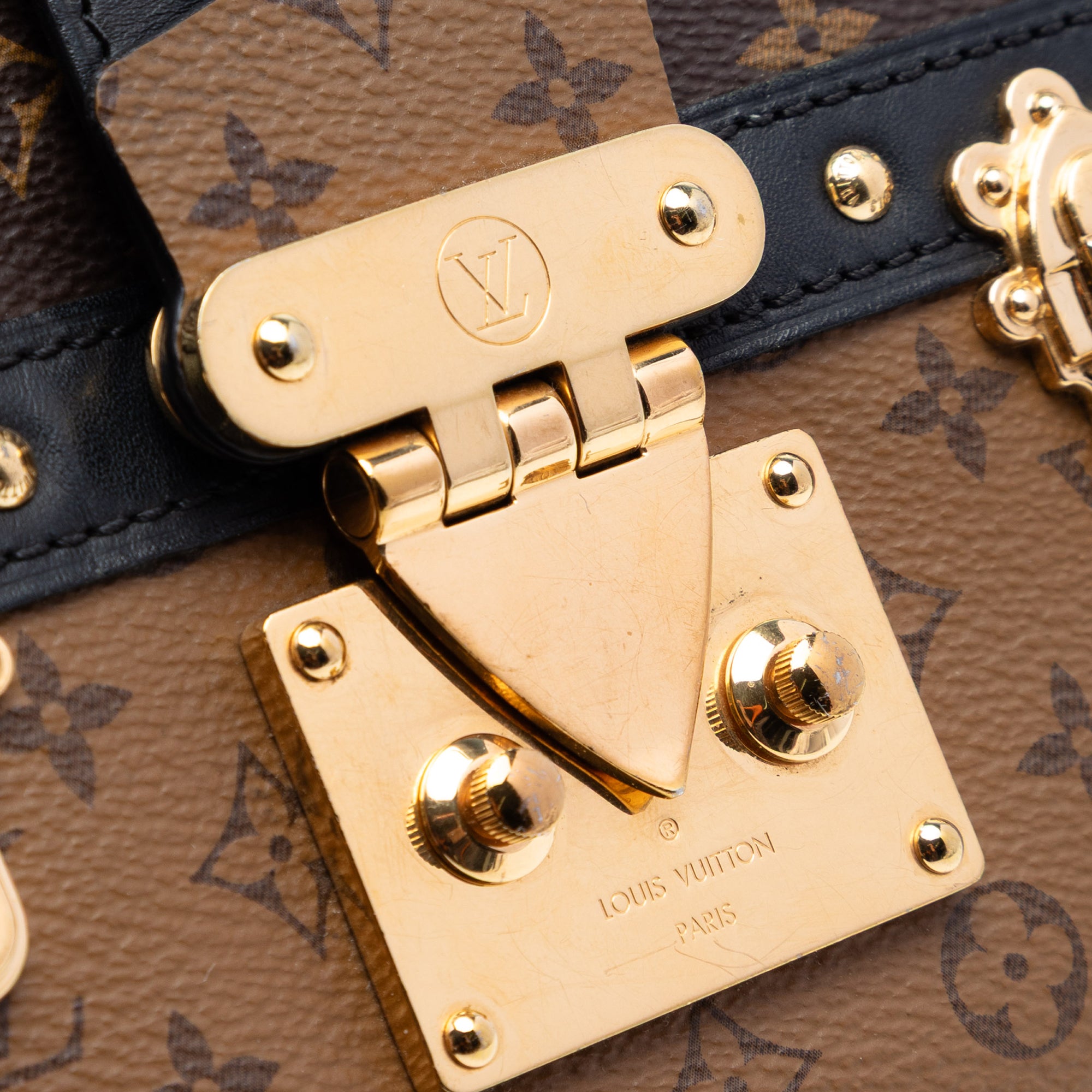 Monogram Reverse Trunk Clutch - Image 5