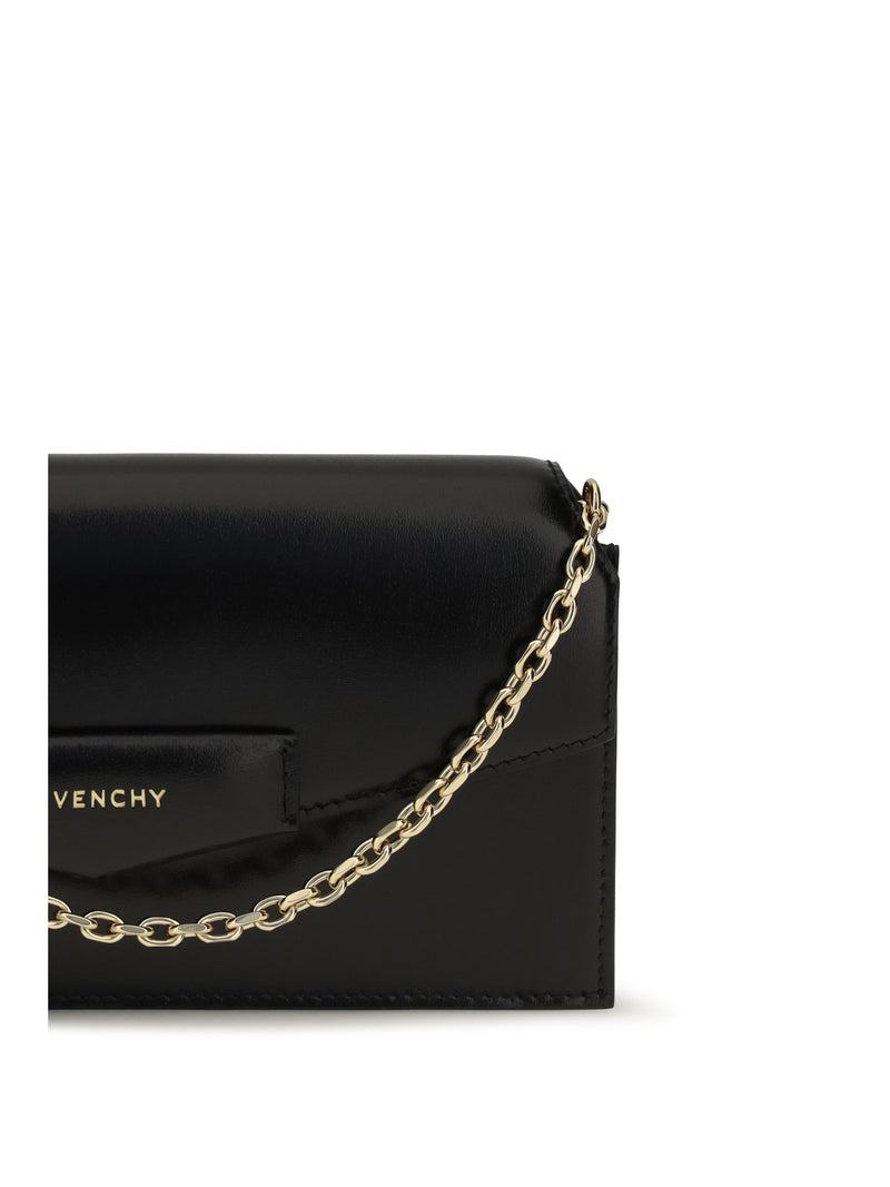 Givenchy Antigona Box Clutch — Black Calf Leather