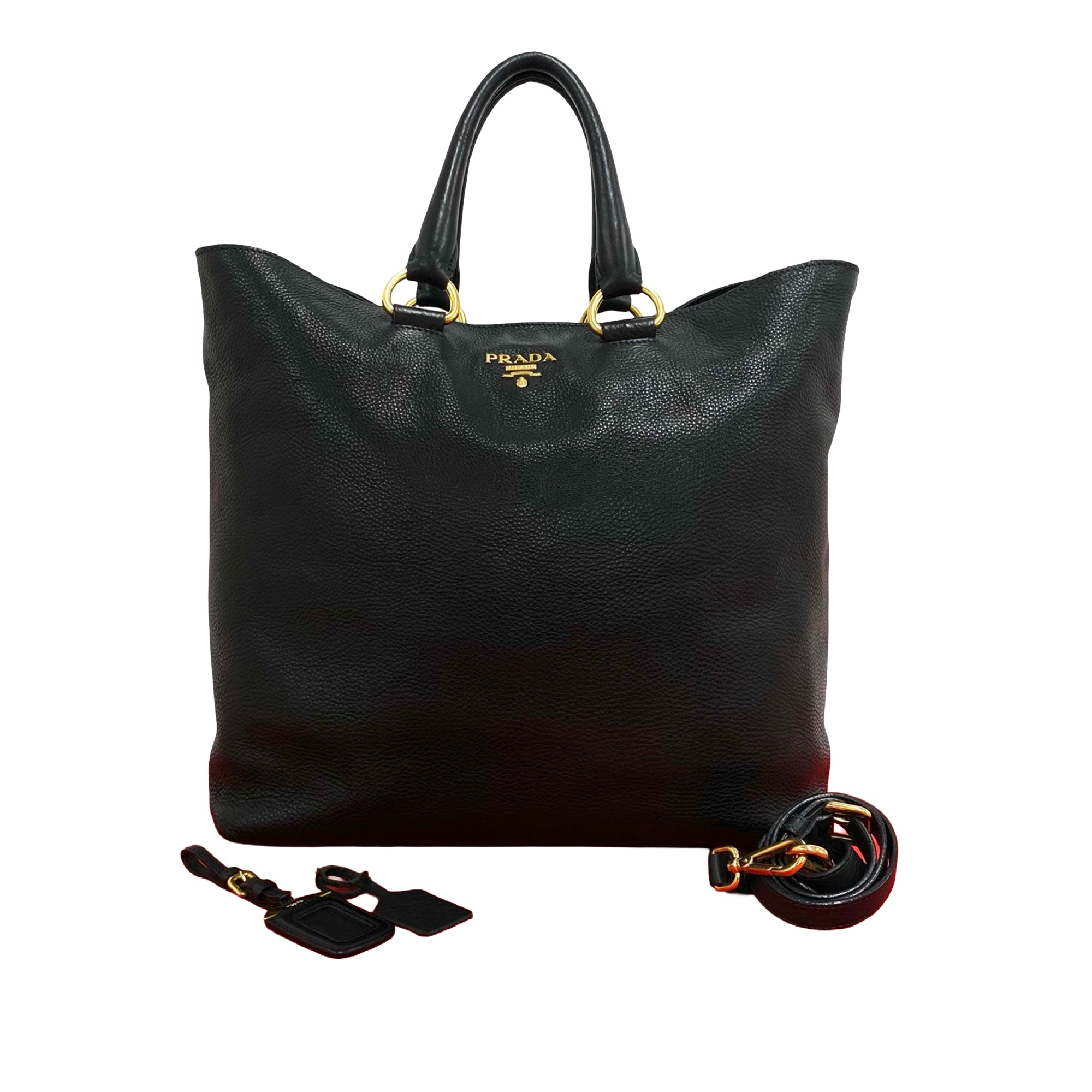 Vitello Daino Open Convertible Tote - Image 11