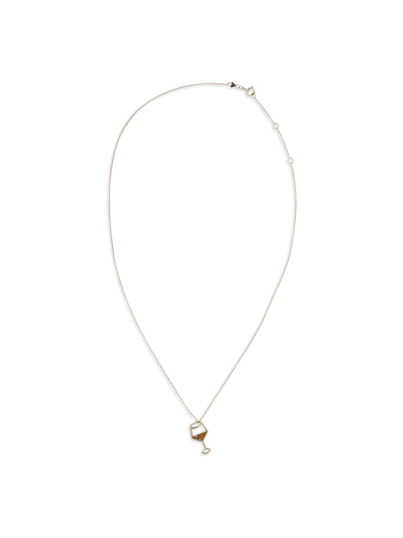 Aliita Spritz Brillante Necklace — Orange Enamel Necklaces