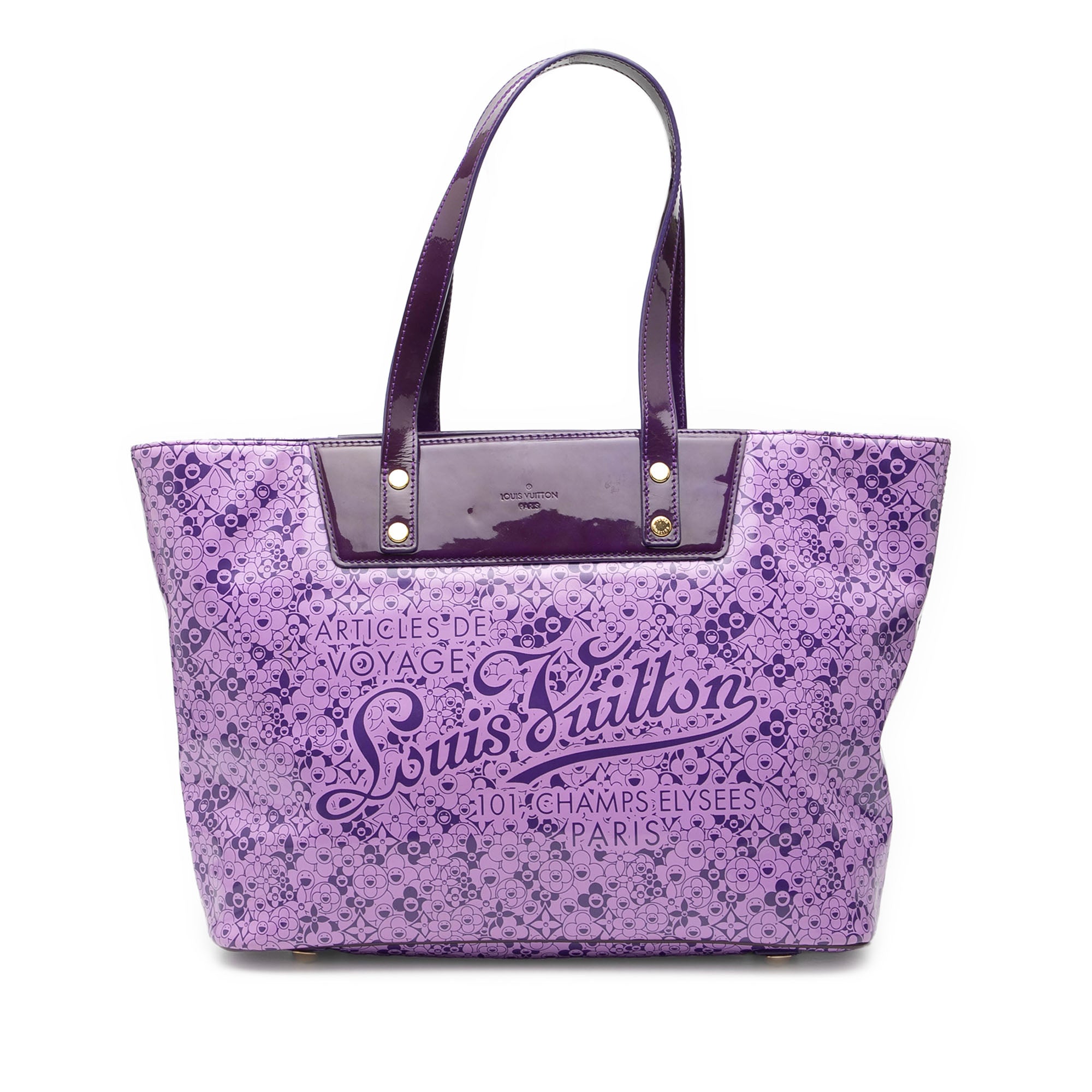 Takashi Murakami Coated Canvas Cosmic Blossom Tote PM - Image 1