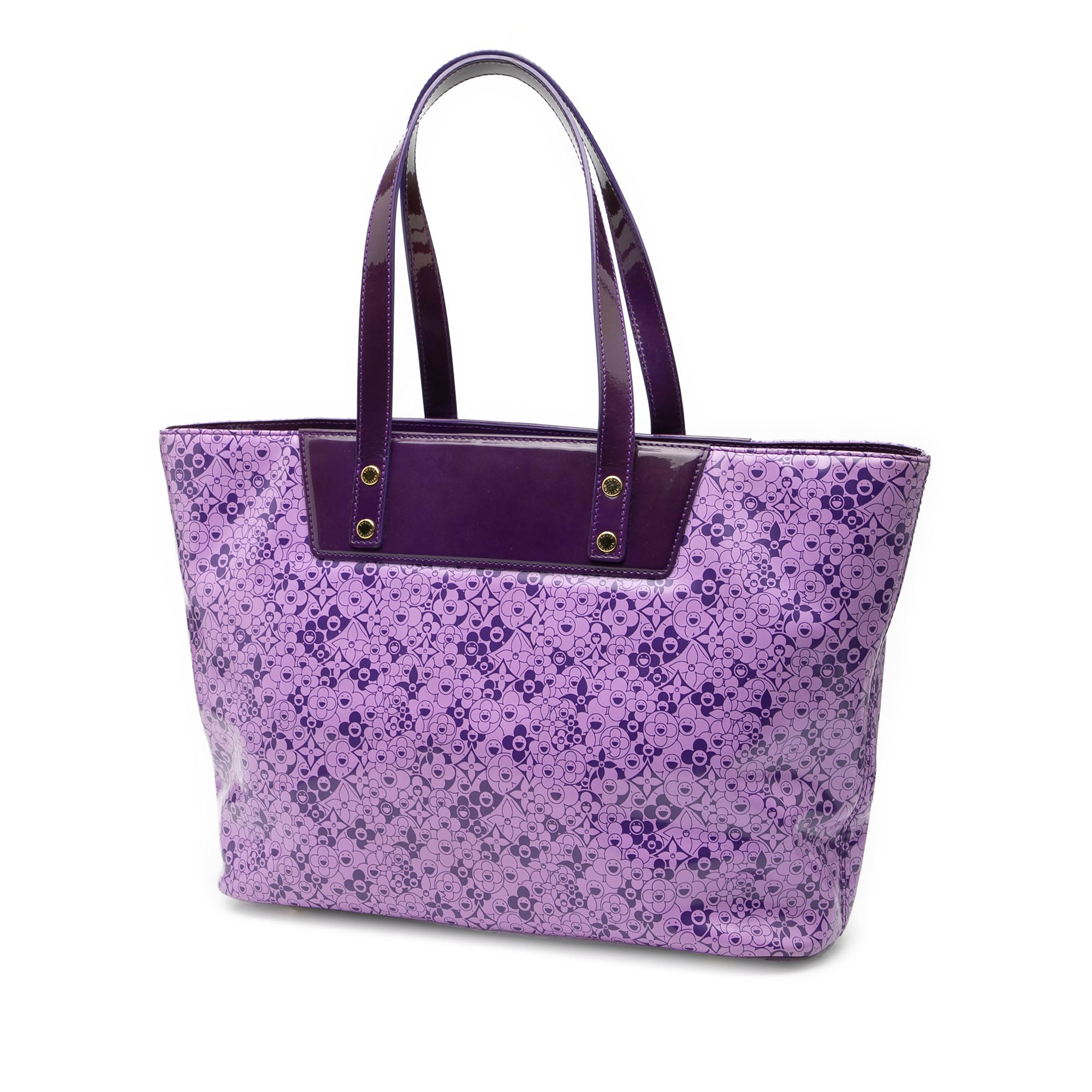 Takashi Murakami Coated Canvas Cosmic Blossom Tote PM - Image 2