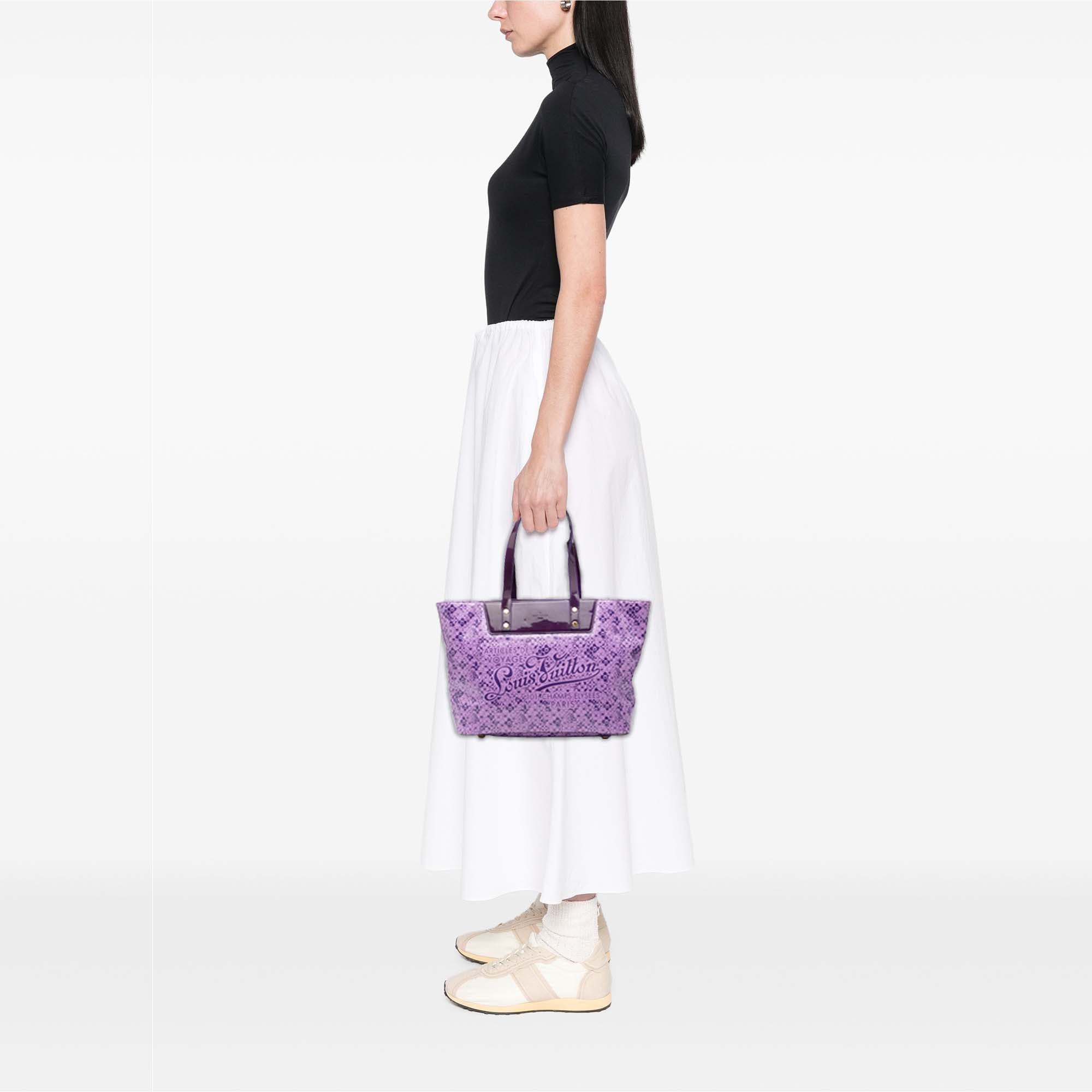 Takashi Murakami Coated Canvas Cosmic Blossom Tote PM - Image 7