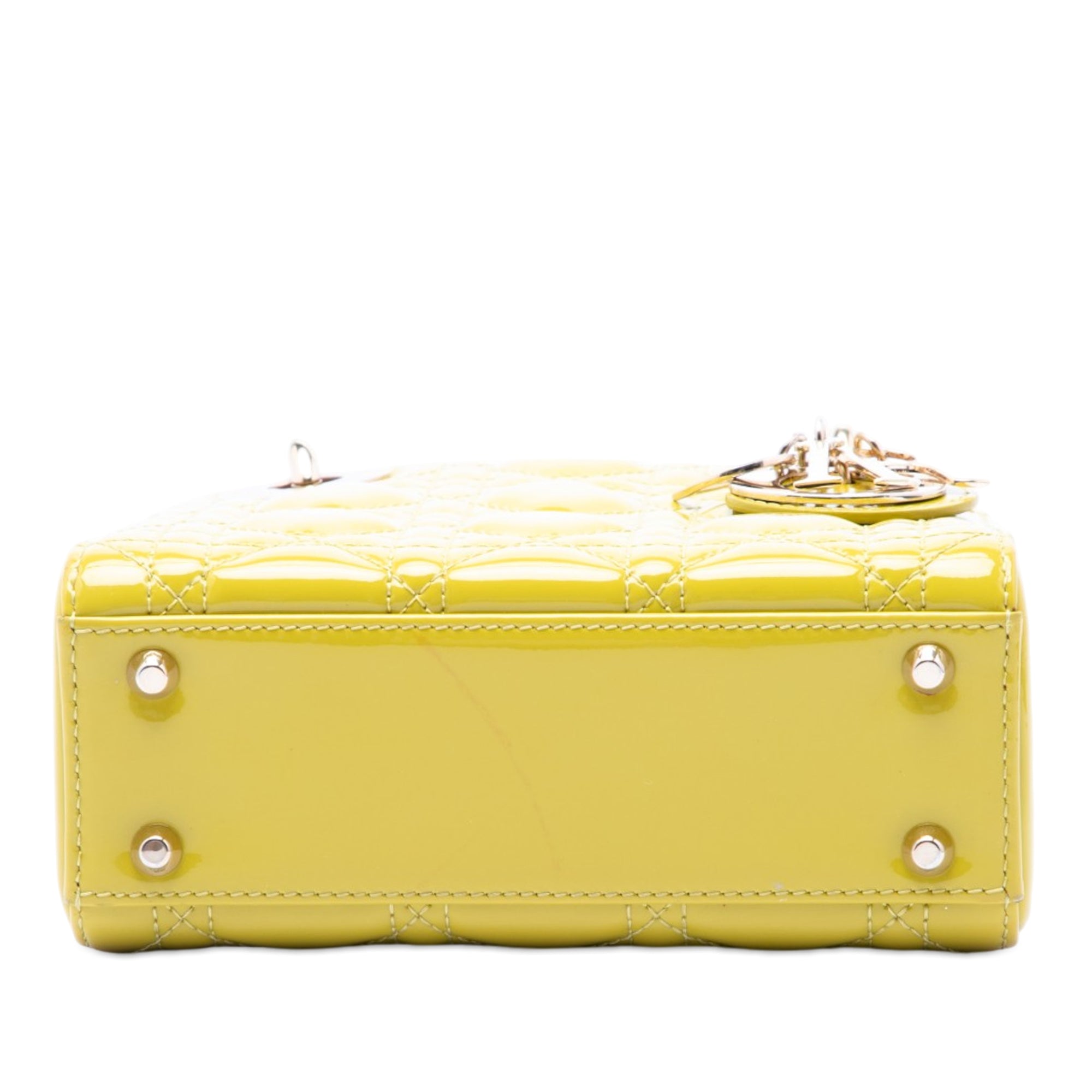 Mini Patent Cannage Lady Dior - Image 3