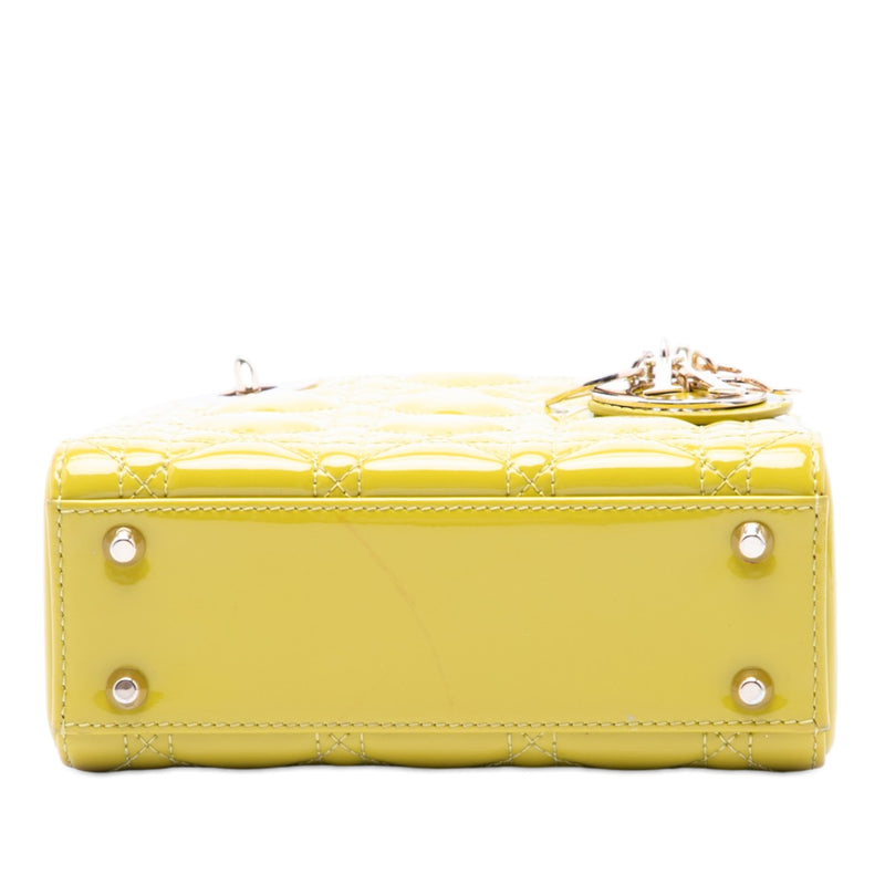 Mini Patent Cannage Lady Dior - Image 3