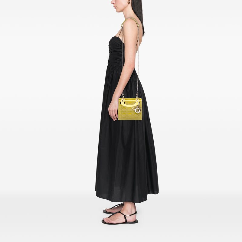 Mini Patent Cannage Lady Dior - Image 6