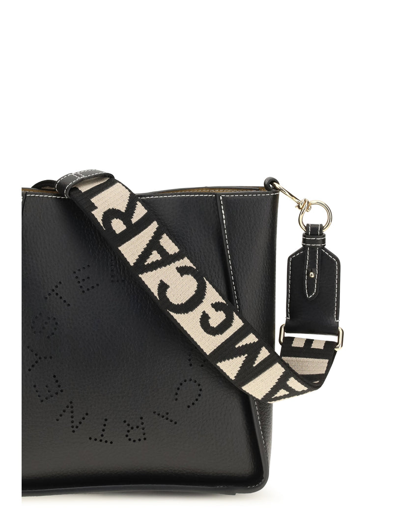 Stella Mccartney Shoulder Bag — Black Polyurethane