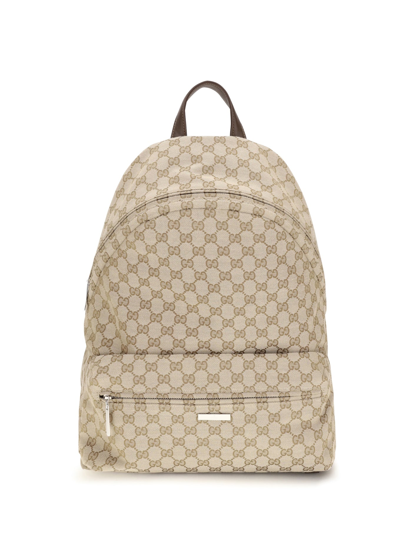 Gucci Tag Backpack — Beige Polyester; Cotton; Polyamide