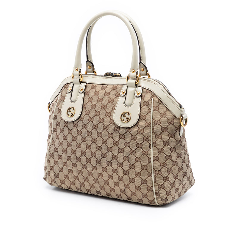GG Canvas Scarlett Satchel - Image 2