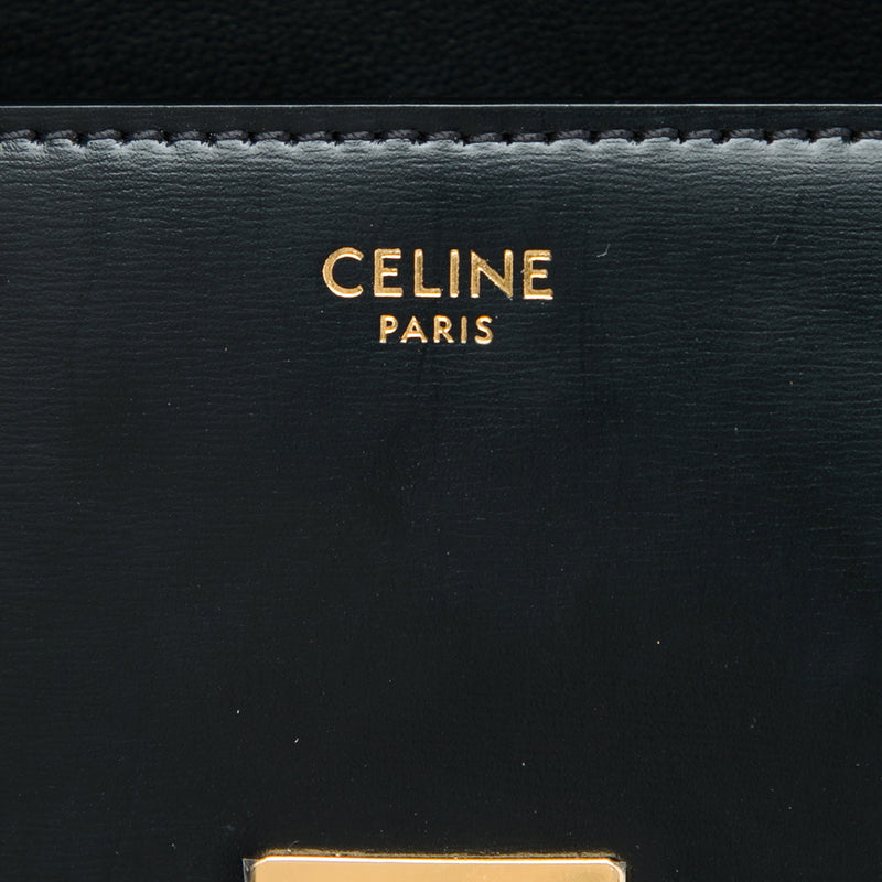 Shiny Calfskin Triomphe Claude Shoulder Bag - Image 5