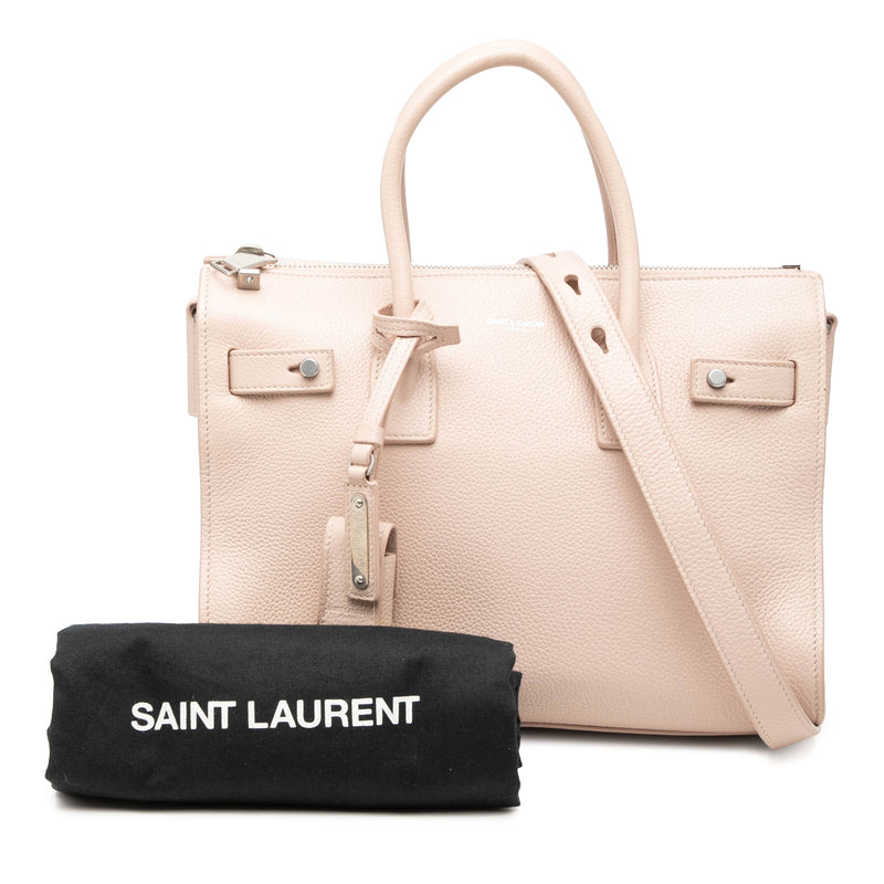 Baby Grained Calfskin Sac De Jour Satchel - Image 8