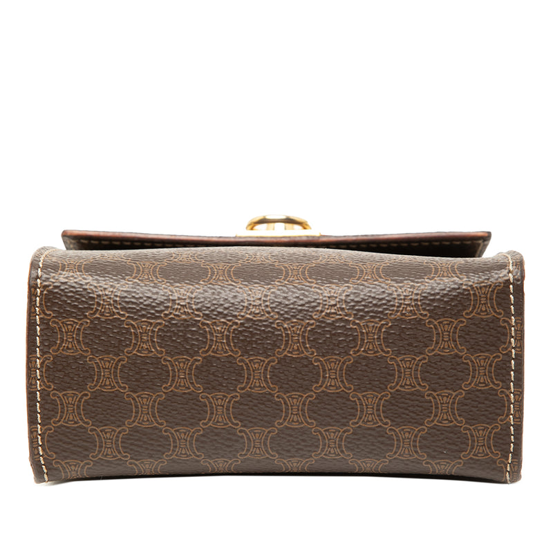 Mini Macadam Coated Canvas Top Handle Bag - Image 3