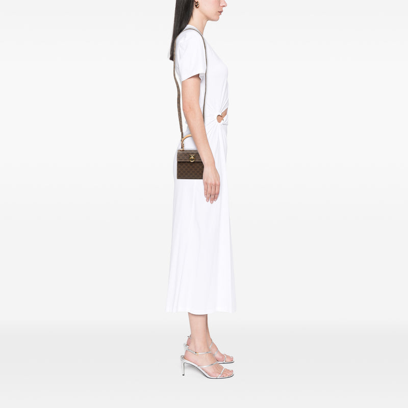 Mini Macadam Coated Canvas Top Handle Bag - Image 6