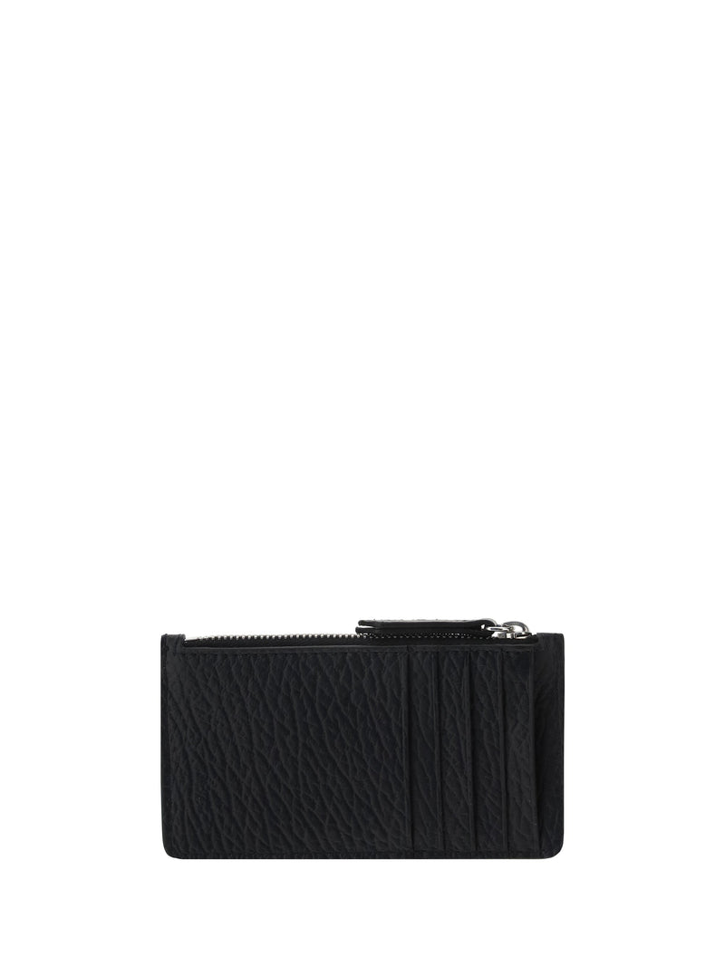Maison Margiela Card Case — Black Calf Leather Bos Taurus Cases